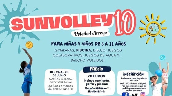 El club de voleibol aumenta a 70 las plazas del Sunvolley