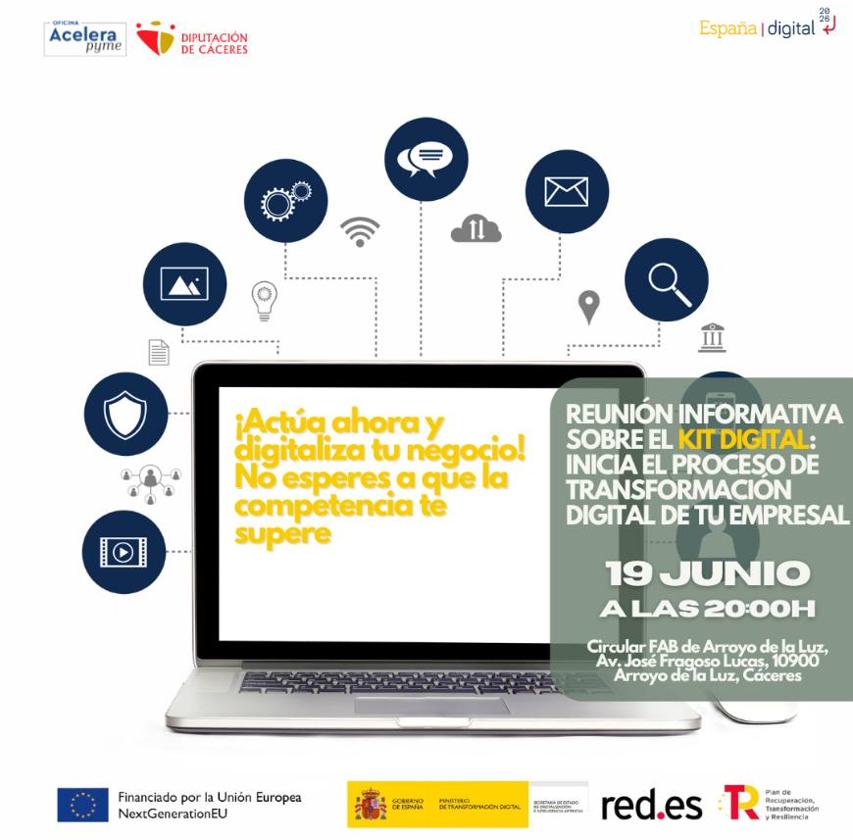 Reunión informativa sobre el Kit Digital en el Círcular FAB de Arroyo de la Luz