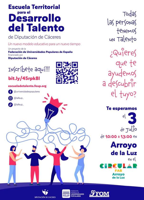 'Escuela para el Desarrollo del Talento' en el Circular FAB de Arroyo de la Luz