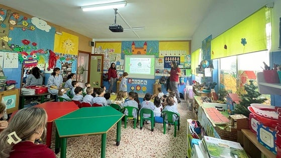 Más de 70 alumnos del colegio Ntra. Sra. de los Dolores participan en una actividad de la Escuela Profesional Dual 'Inserta-T' Tajo Salor