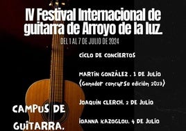 Arroyo volverá a disfrutar de su Festival Internacional de Guitarra Clásica