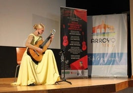 Julia Trintschuk durante su participación en el festival en el año 2022.