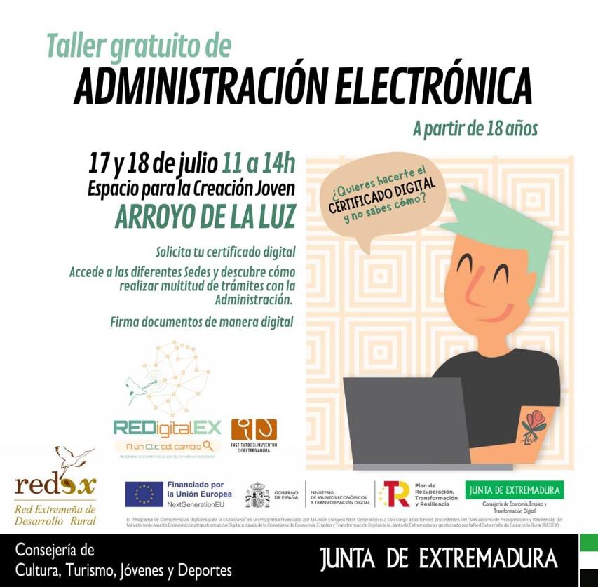 Taller gratuito de Administración Electrónica