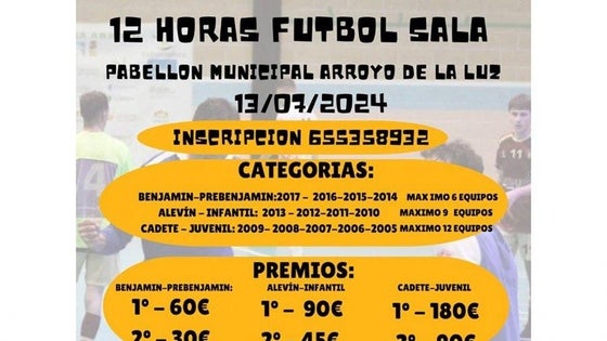 Este fin de semana vuelven las 12 Horas de Fútbol Sala