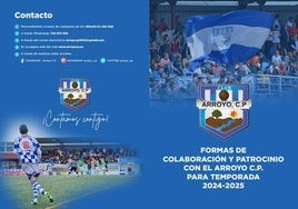 El Arroyo CP presenta diferentes formas de colaborar con el club a través del patrocinio