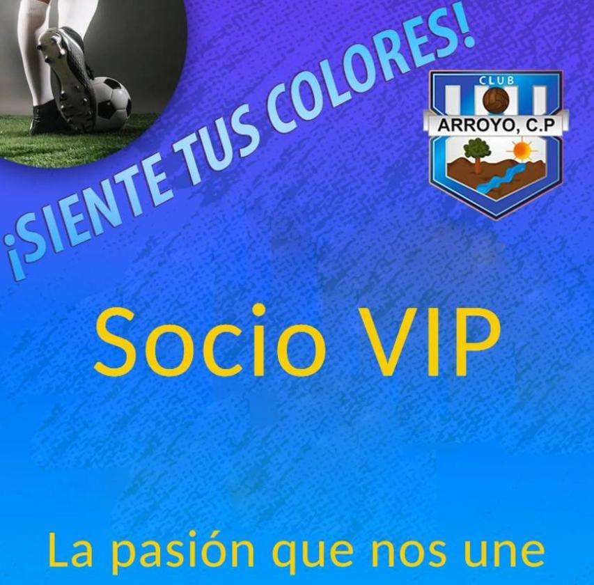 El Arroyo CP presenta su nuevo carnet de socio VIP
