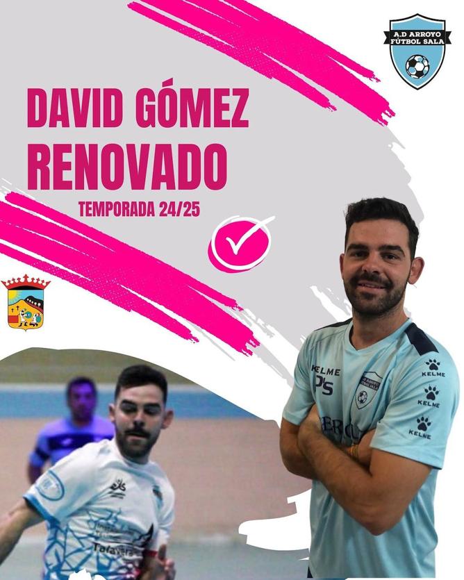David Gómez renueva con el Arroyo FS