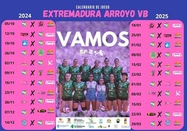 El Extremadura Arroyo ya conoce su calendario de juego