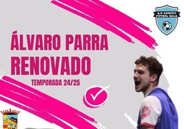 Álvaro Parra renueva con el Arroyo FS
