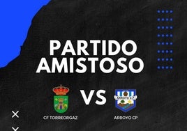 El Arroyo CP enfrenta el primer amistoso de la pretemporada contra el CF Torreorgaz