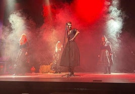 Fotografía de archivo de 'El gato con jotas' durante un espectáculo.