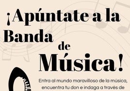 Inscripciones para la Banda Municipal de Música