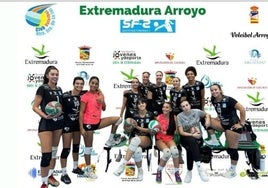 Plantilla del Extremadura Arroyo para la temporada 24/25.