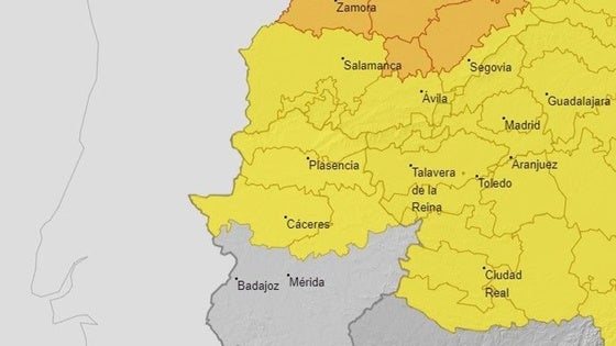 El viento de la borrasca Kirk pone a la provincia cacereña en aviso amarillo