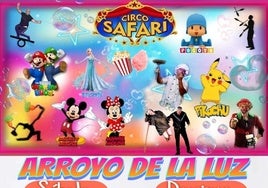 Llega a Arroyo de la Luz el gran Circo Safari