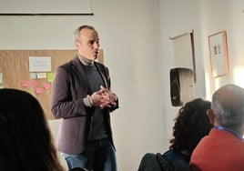 Carlos Caro durante su intervención en la jornada.