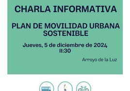 Charla informativa sobre el Plan de Movilidad Urbana Sostenible en la Mancomunidad Tajo-Salor