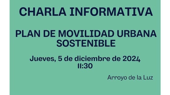 Charla informativa sobre el Plan de Movilidad Urbana Sostenible en la Mancomunidad Tajo-Salor