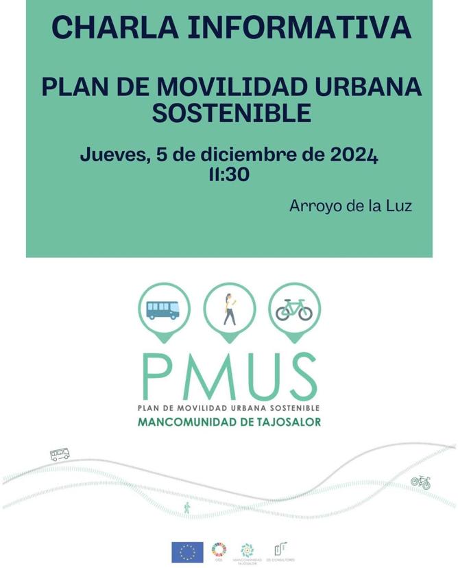 Charla informativa sobre el Plan de Movilidad Urbana Sostenible en la Mancomunidad Tajo-Salor