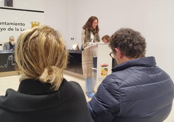 Isabel Ramos durante su toma de posesión.