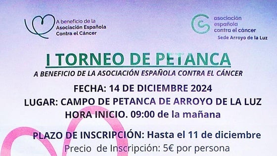 I Torneo Benéfico de Petanca