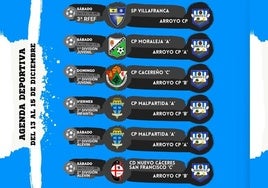 Calendario de fútbol para el fin de semana