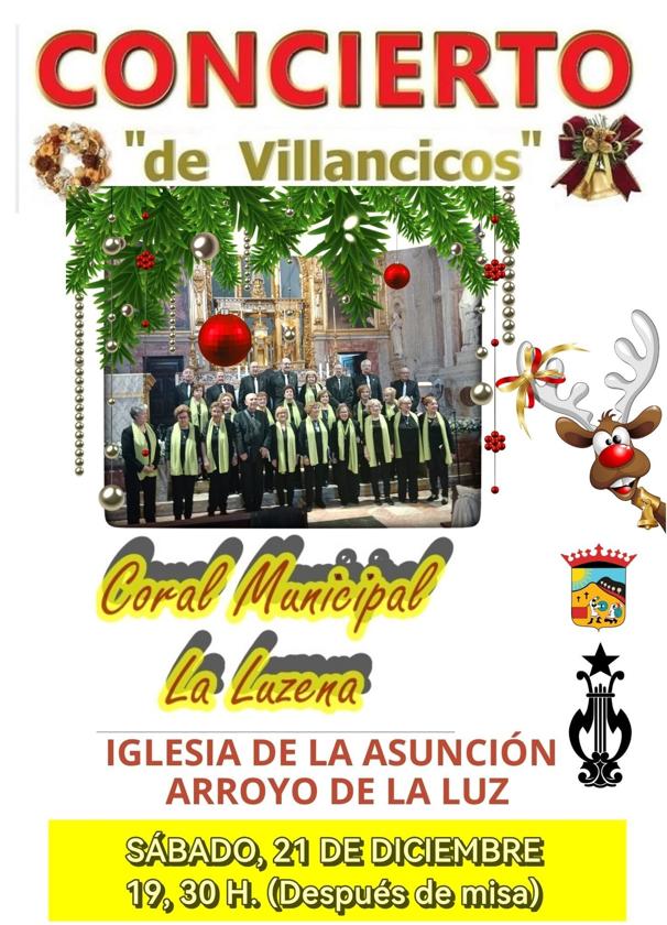 La Coral Municipal 'La Luzena' ofrece un concierto de villancicos