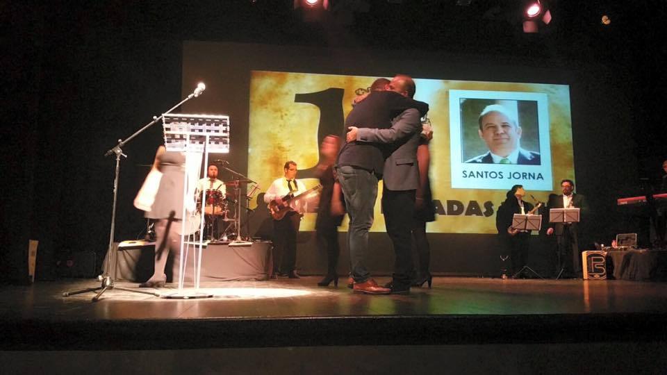 Santos Jorna recibe el premio Miradas 2015 del Festival de Cine Inédito de Mérida