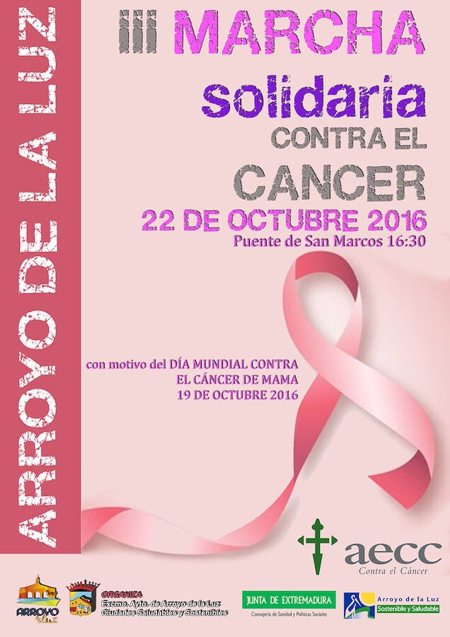 III Marcha contra el Cáncer el 22 de octubre