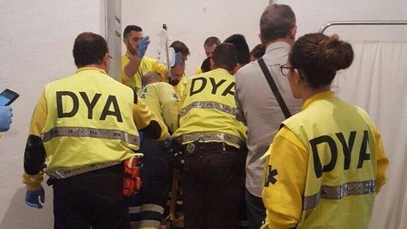 anitarios de DYA Extremadura ha estabilizado a las dos heridas. 