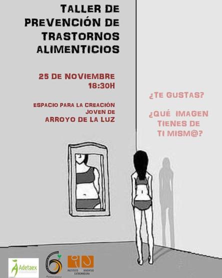 El ECJ de Arroyo de la Luz ha organizado el Taller de Prevención de Transtornos Alimenticios este 25 de noviembre.