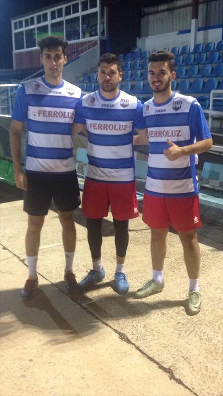 De izquierda a derecha: David Barrientos, Emiliano y Benji.