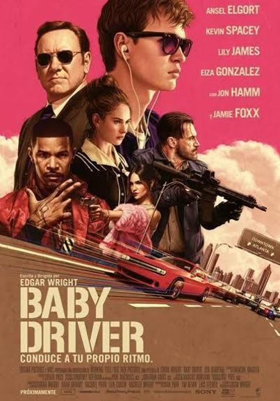 La película para el domingo 25 de marzo será “Baby Driver”