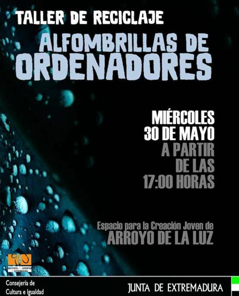 Taller de reciclaje en el ECJ de Arroyo de la Luz