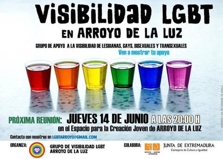 El grupo de visibilidad LGBT de Arroyo de la Luz ha programado una nueva reunión