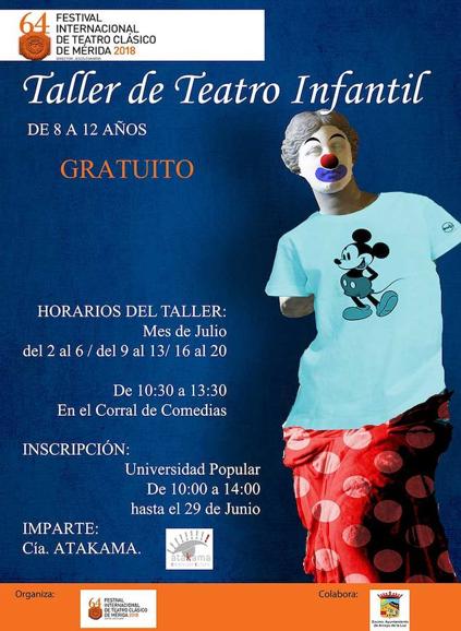 Taller de Teatro Infantil en Arroyo de la Luz