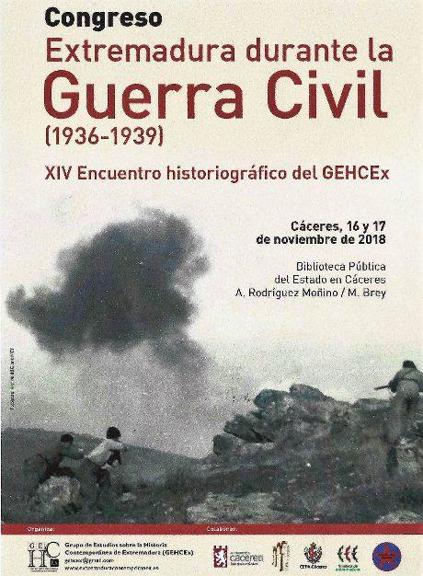 Francisco Javier García, el Cronista Oficial de Arroyo de la Luz, participará en el congreso ‘Extremadura durante la Guerra Civil (1936-1939)