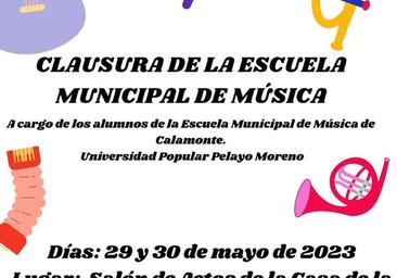 Clausura de curso de la Escuela Municipal de Música