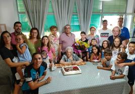 La calamonteña Filo Rico celebra su centenario