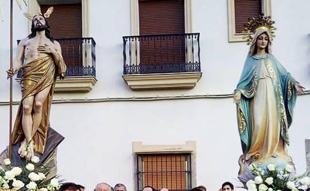 Las andas de la Virgen y el Resucitado se han restaurado. 