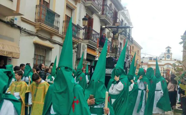 Procesión del Cristo de la Expiación, el año pasado en Campanario. 