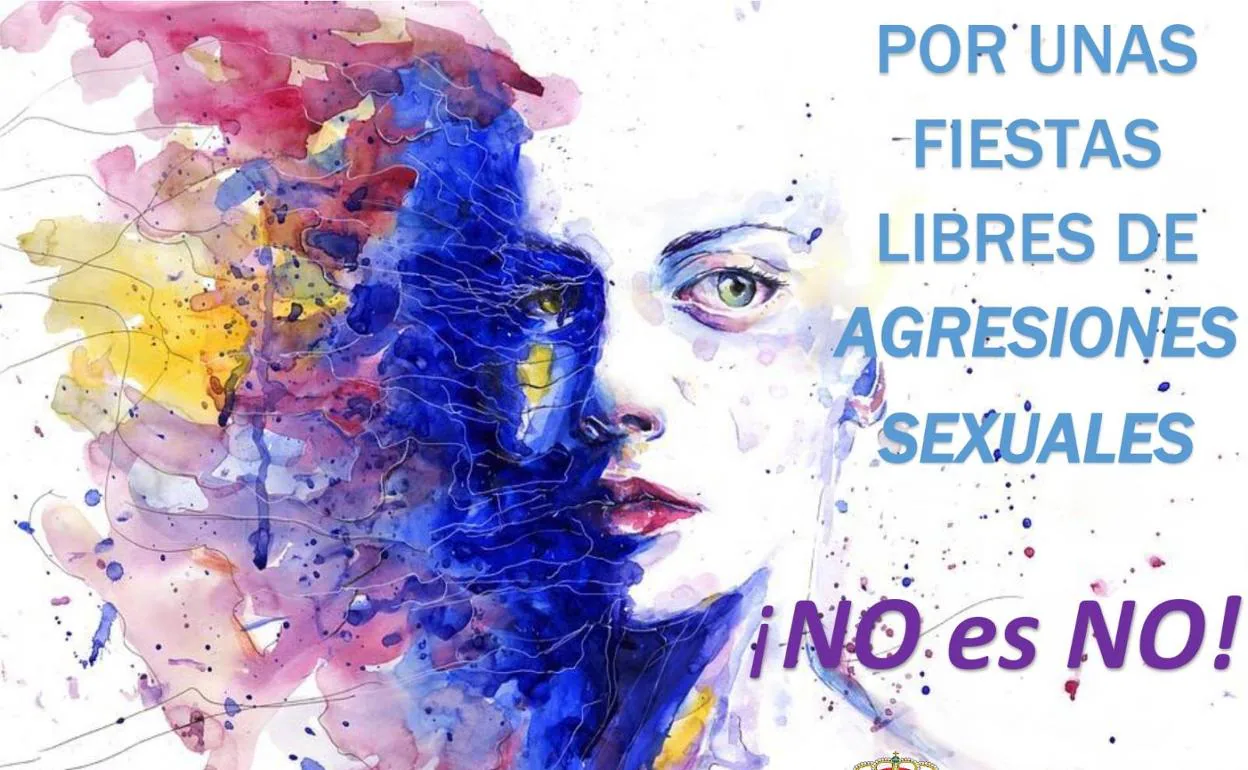 Cartel de la campaña contra las agresiones sexuales. 