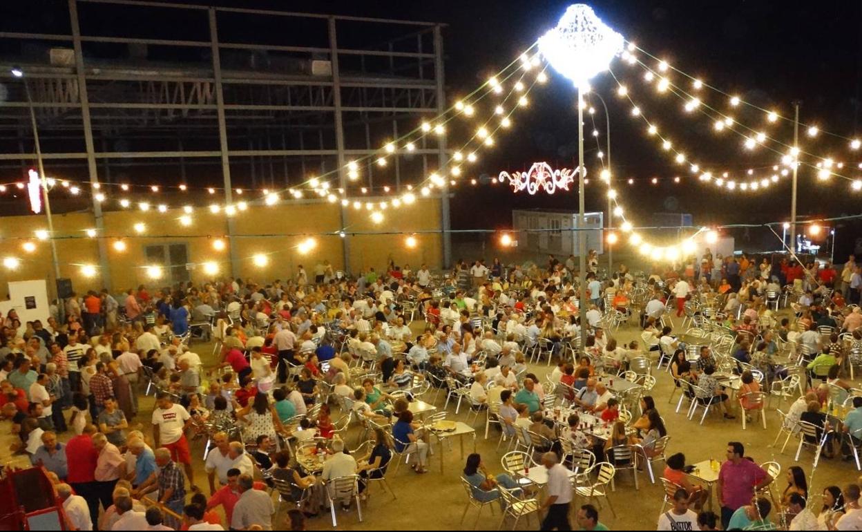 Ambiente en el recinto ferial. 