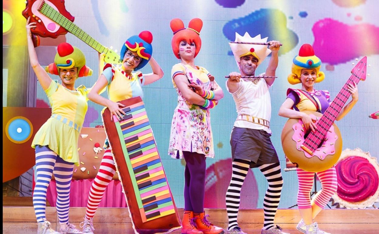 Escena del musical infantil 'Pinturilla y la Pandilla Vainilla'. 