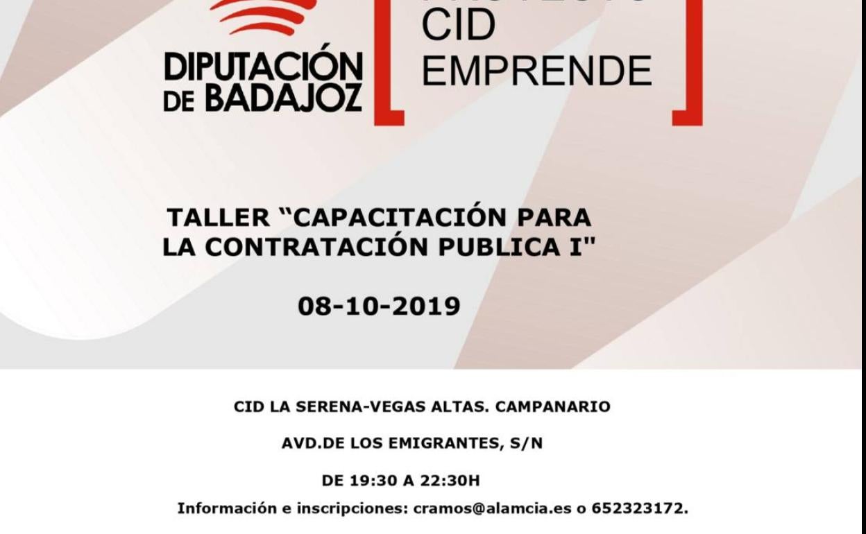 Cartel anunciador de la actividad. 