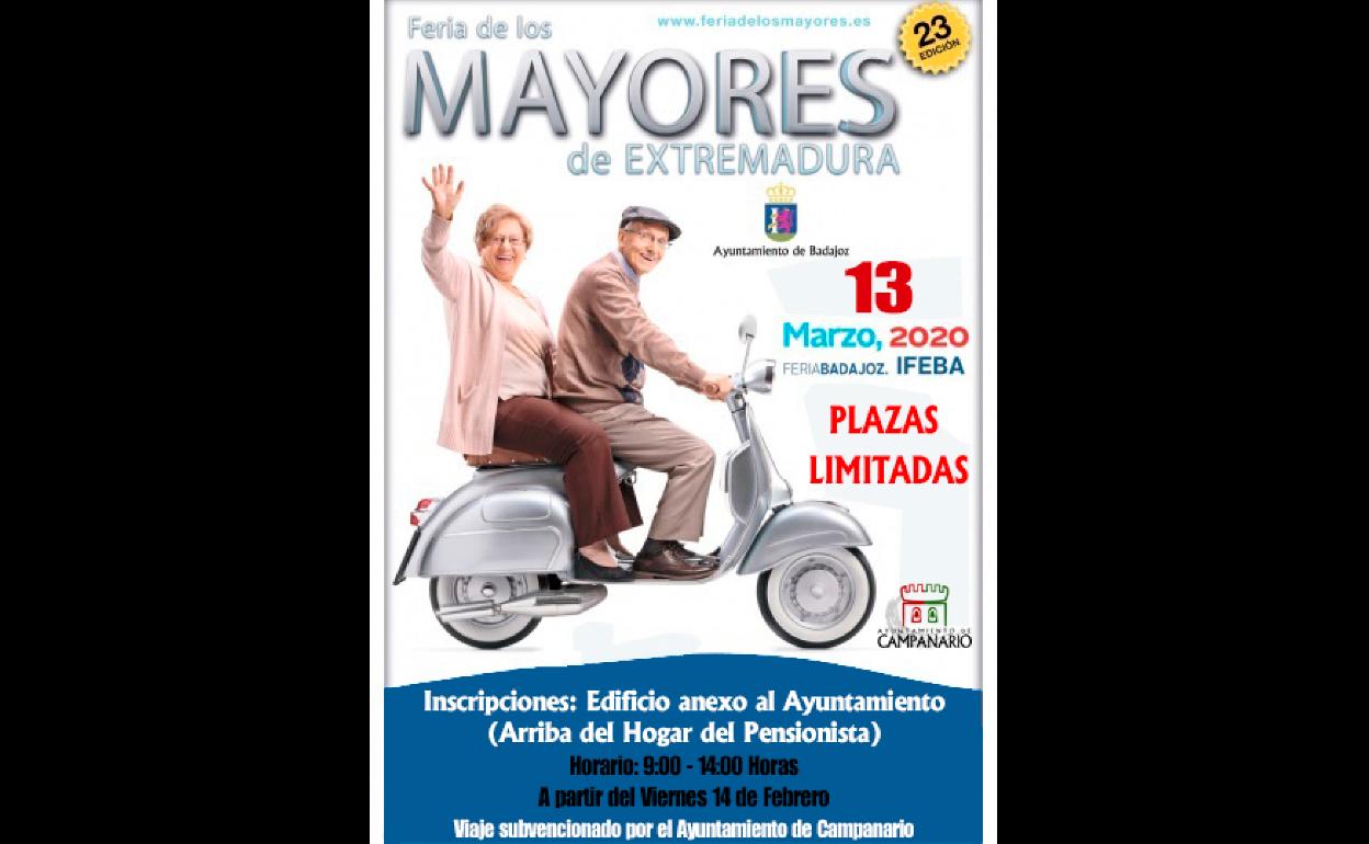 Cartel anunciador del viaje. 