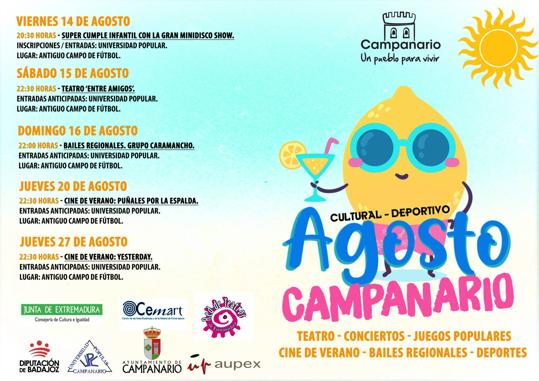 Algunas actividades de la programación. 