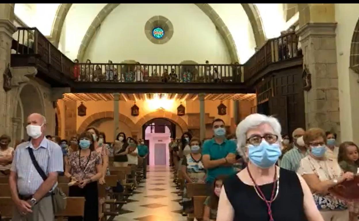 La tradicional Misa del Emigrante se celebró en la iglesia de la Asunción