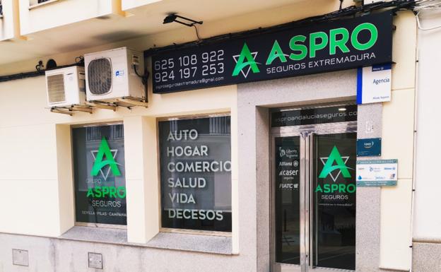 Nueva oficina de Aspro Seguros en Campanario. 