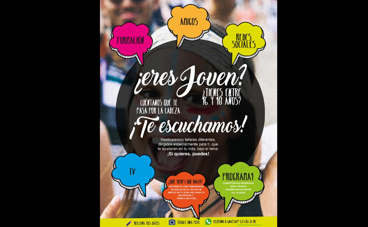 AUPEX ofrecerá asesoramiento y acompañamiento a jóvenes de entre 16 y 18 años de Campanario